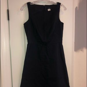 J. Crew classic A-line dress, navy blue size 2.